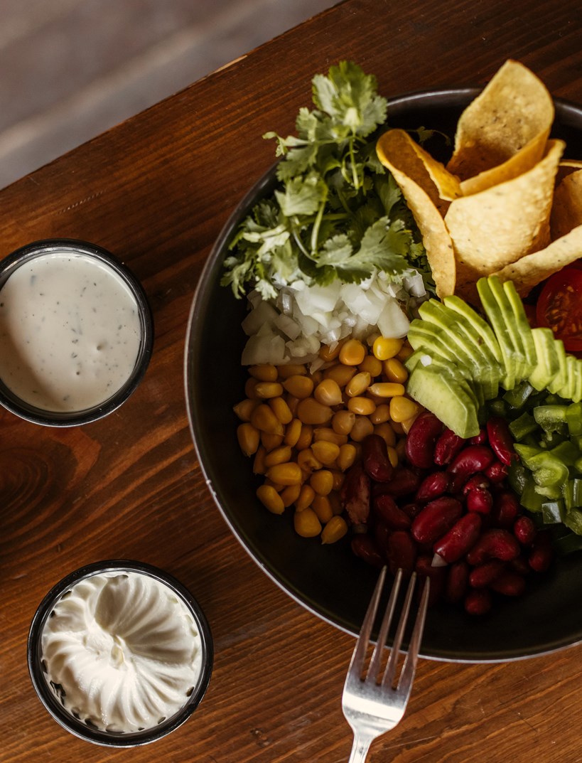 Delicious mixed salad bowl at Cook's Club El Gouna